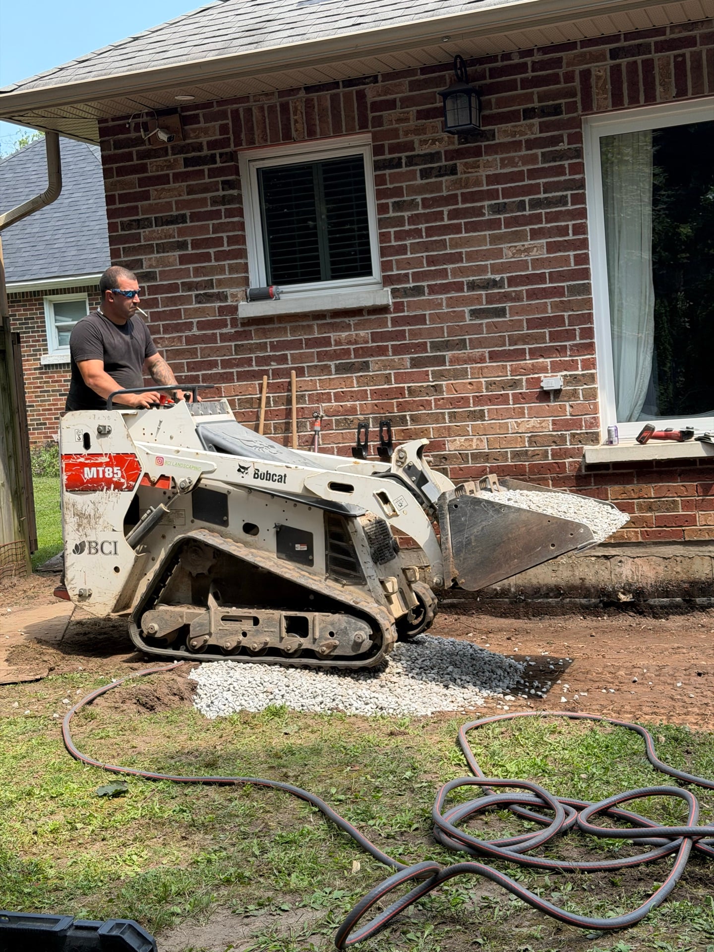 Keith Barbosa, owner of BCI Landscaping